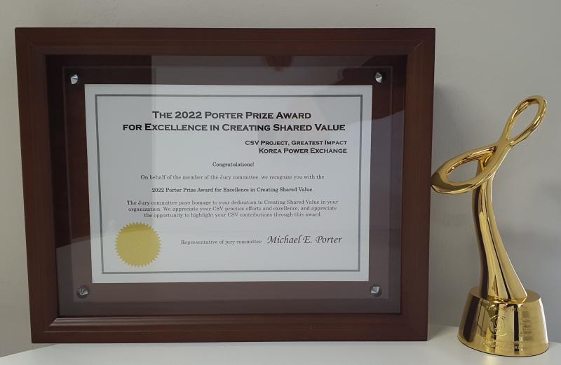 대외수상 - The 2022 Porter Prize Award 목록 이미지